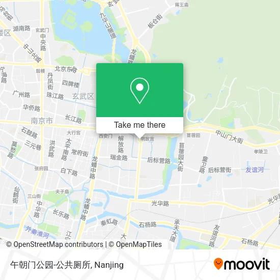 午朝门公园-公共厕所 map