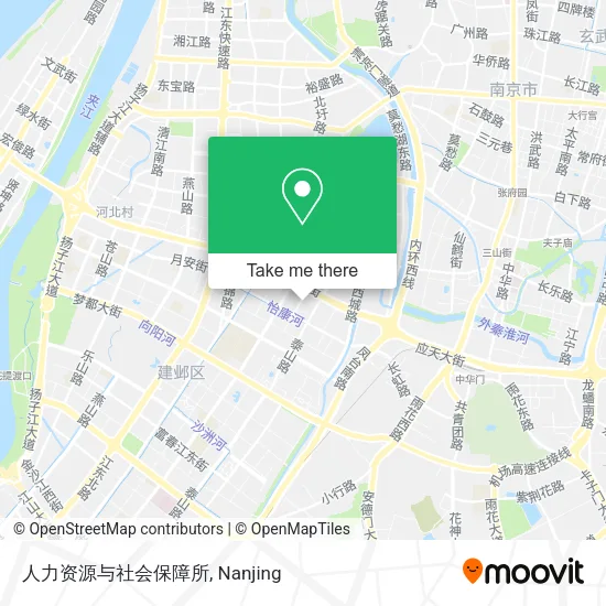 人力资源与社会保障所 map