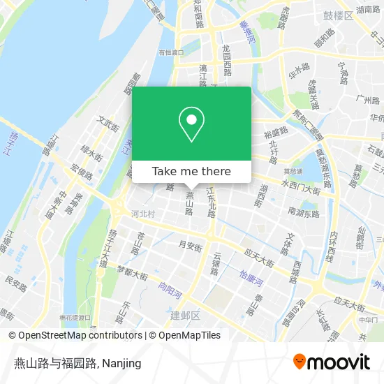 燕山路与福园路 map