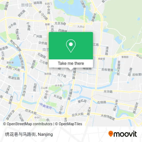 绣花巷与马路街 map