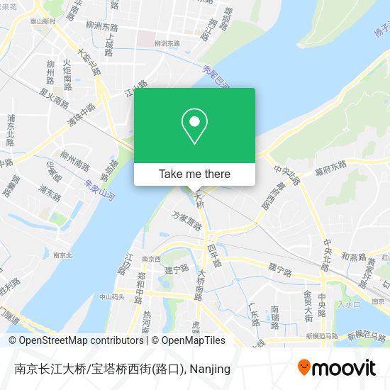 南京长江大桥/宝塔桥西街(路口) map