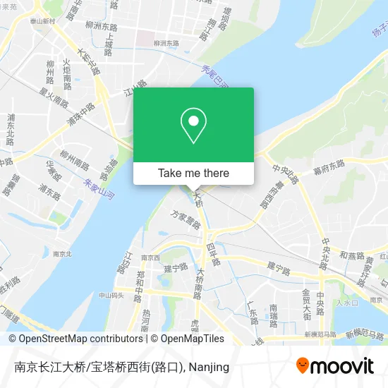 南京长江大桥/宝塔桥西街(路口) map