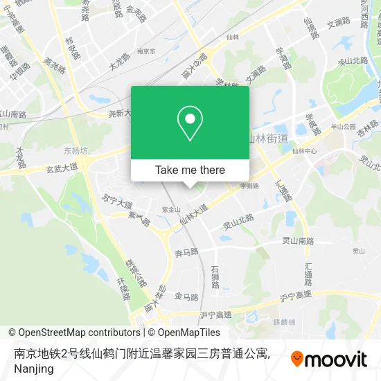 南京地铁2号线仙鹤门附近温馨家园三房普通公寓 map