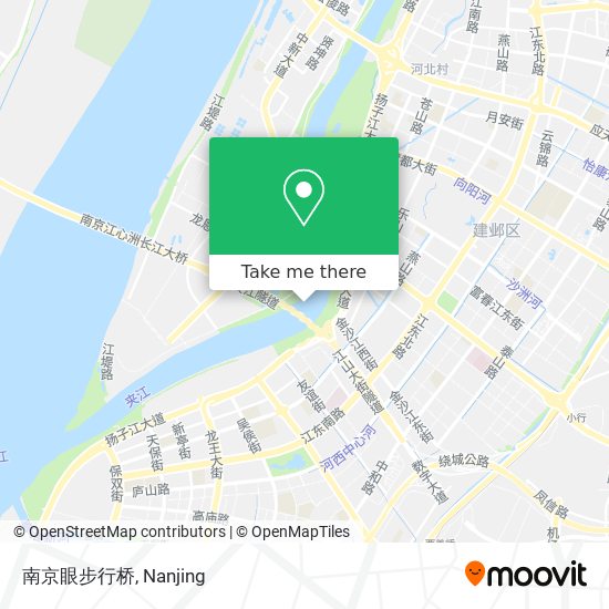 南京眼步行桥 map