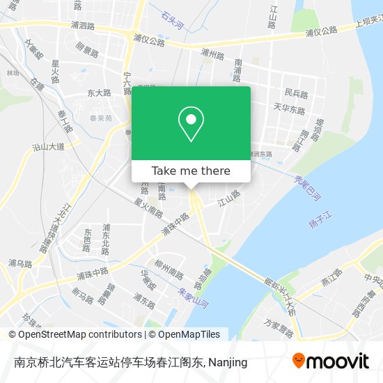 南京桥北汽车客运站停车场春江阁东 map