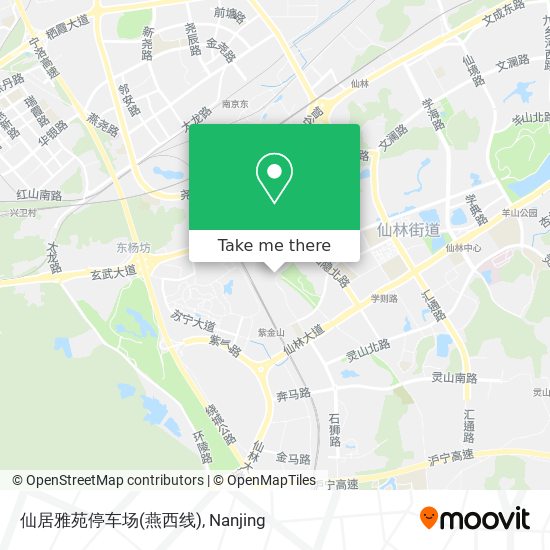 仙居雅苑停车场(燕西线) map