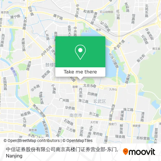 中信证券股份有限公司南京高楼门证券营业部-东门 map