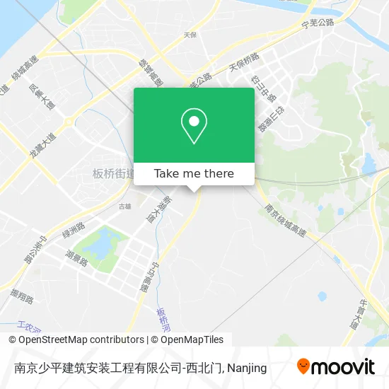 南京少平建筑安装工程有限公司-西北门 map