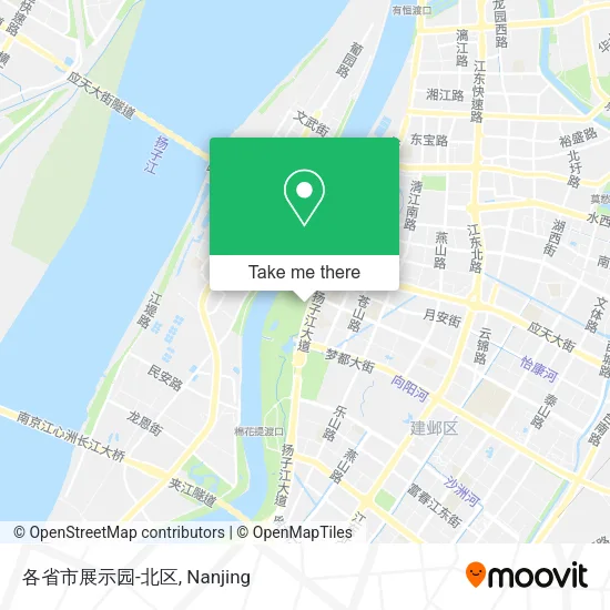 各省市展示园-北区 map