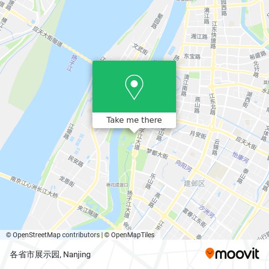 各省市展示园 map