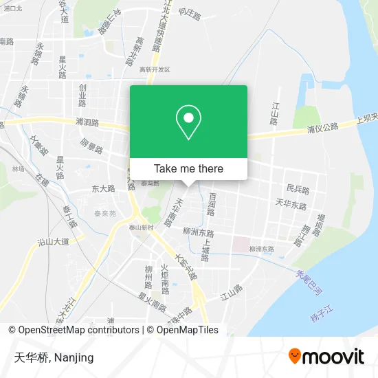 天华桥 map