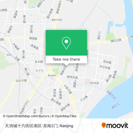 天润城十六街区南区-东南2门 map
