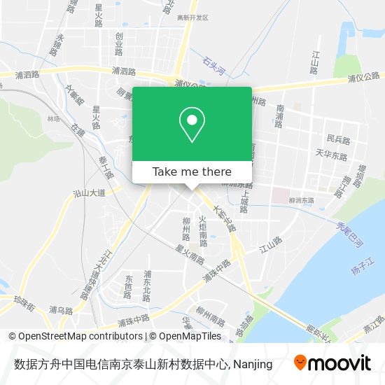 数据方舟中国电信南京泰山新村数据中心 map