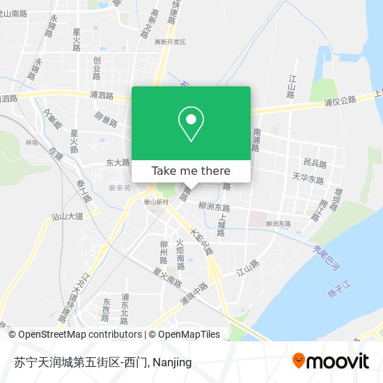 苏宁天润城第五街区-西门 map