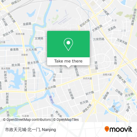 市政天元城-北一门 map