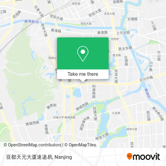 亚都天元大厦速递易 map