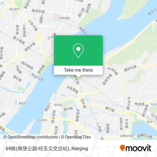 69路(南堡公园-经五立交总站) map