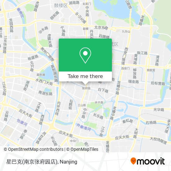 星巴克(南京张府园店) map