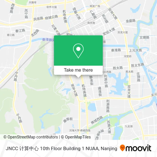 JNCC 计算中心 10th Floor Building 1 NUAA map