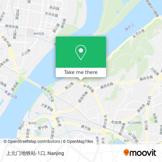 上元门地铁站-1口 map