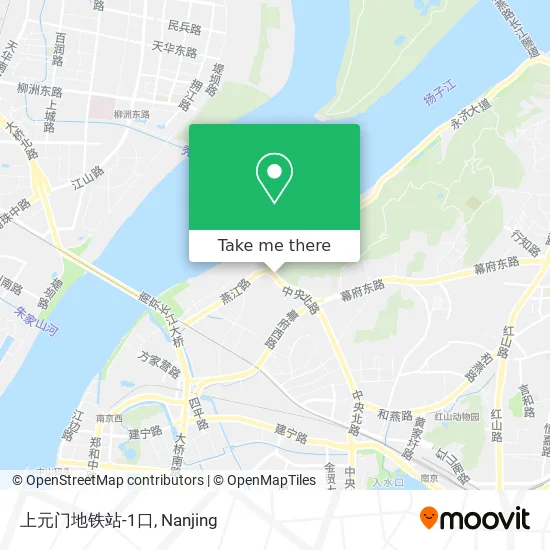 上元门地铁站-1口 map