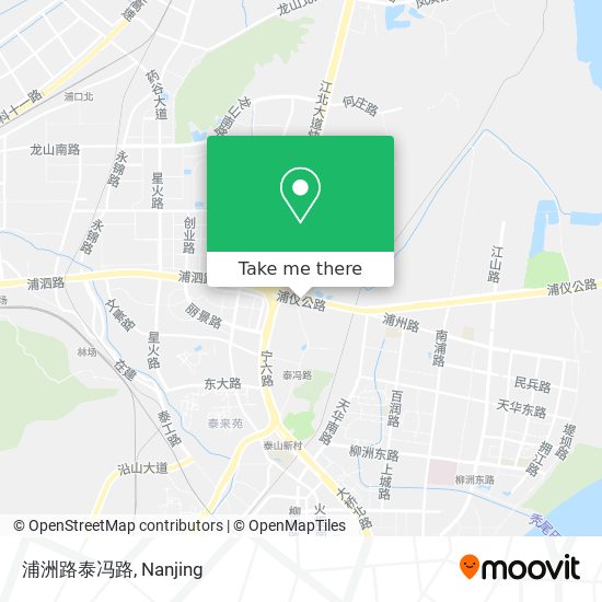 浦洲路泰冯路 map