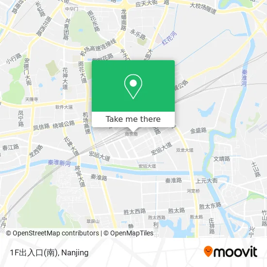 1F出入口(南) map