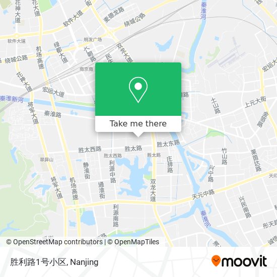 胜利路1号小区 map