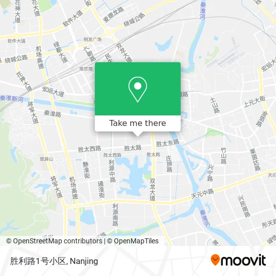 胜利路1号小区 map