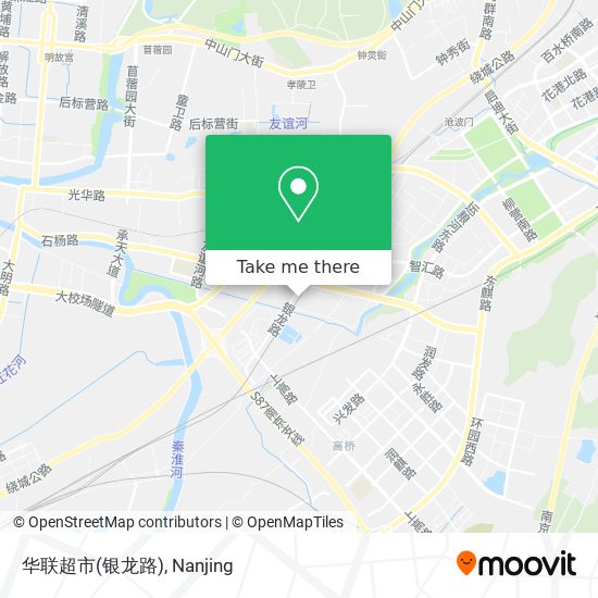 华联超市(银龙路) map
