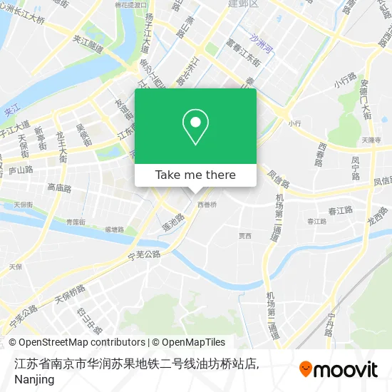 江苏省南京市华润苏果地铁二号线油坊桥站店 map