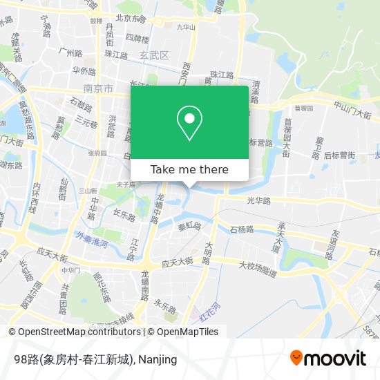 98路(象房村-春江新城) map