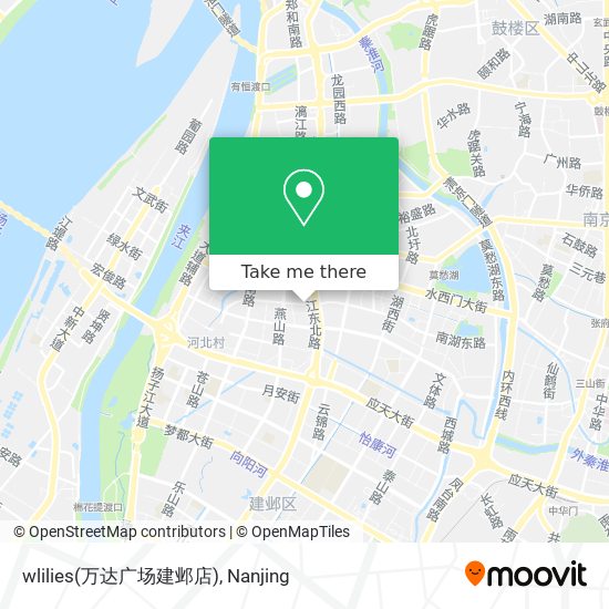 wlilies(万达广场建邺店) map