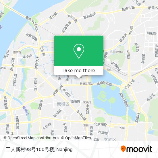 工人新村98号100号楼 map