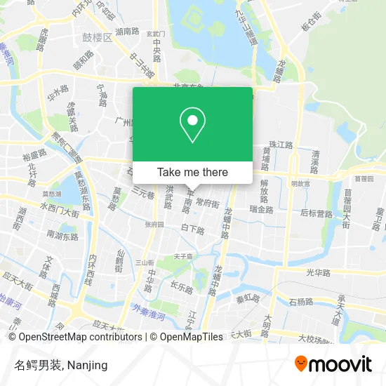名鳄男装 map