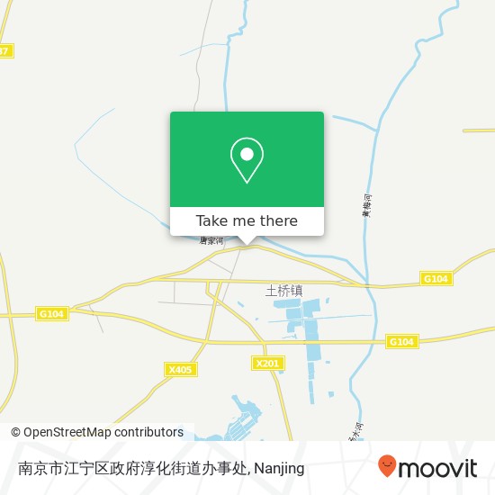 南京市江宁区政府淳化街道办事处 map
