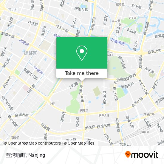 蓝湾咖啡 map