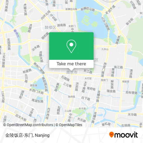 金陵饭店-东门 map