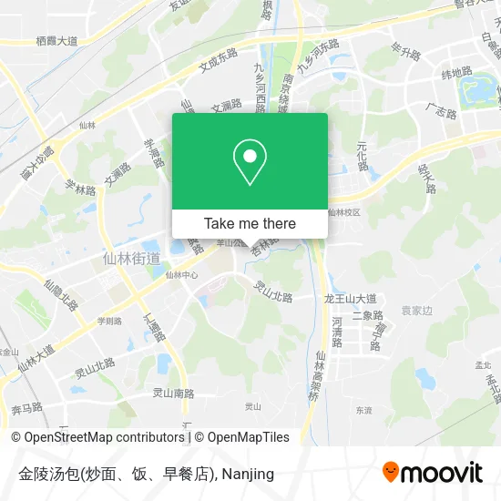 金陵汤包(炒面、饭、早餐店) map