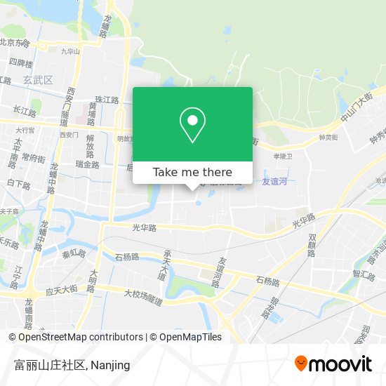 富丽山庄社区 map