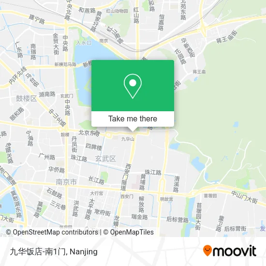九华饭店-南1门 map