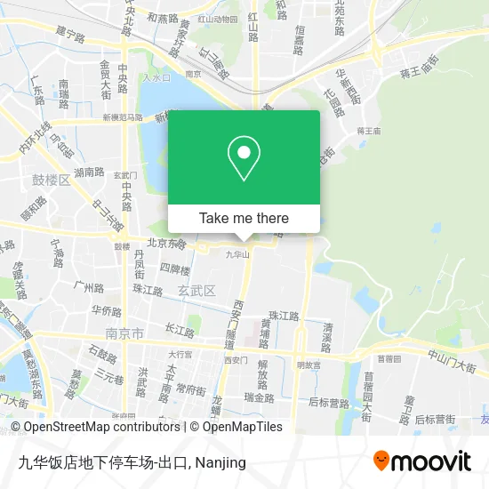 九华饭店地下停车场-出口 map