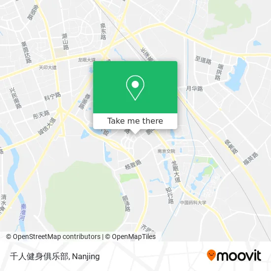 千人健身俱乐部 map