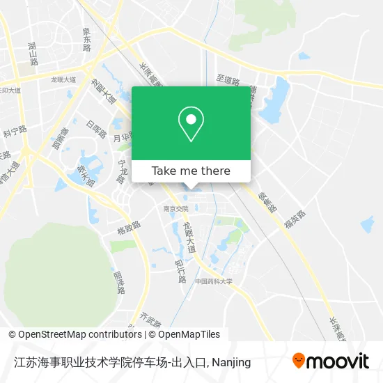 江苏海事职业技术学院停车场-出入口 map