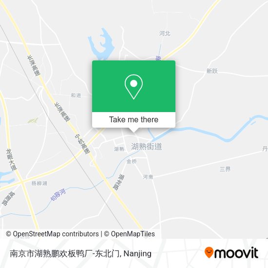 南京市湖熟鹏欢板鸭厂-东北门 map