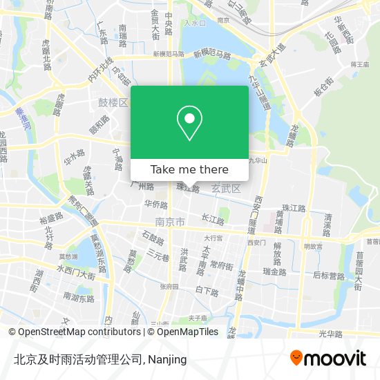 北京及时雨活动管理公司 map