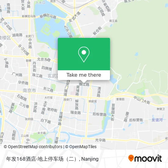 年发168酒店-地上停车场（二） map