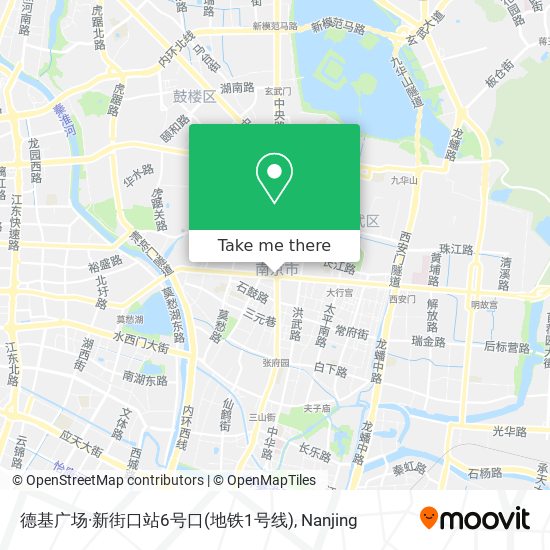 德基广场·新街口站6号口(地铁1号线) map