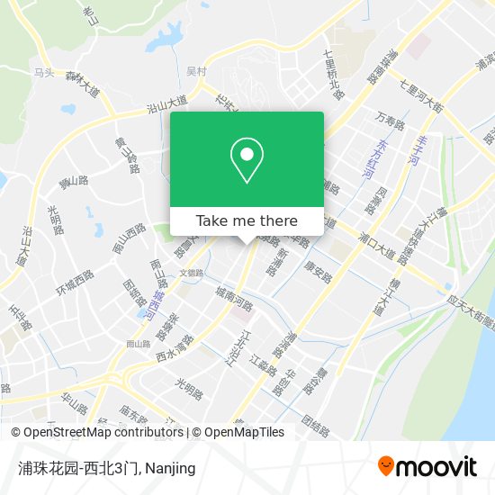 浦珠花园-西北3门 map