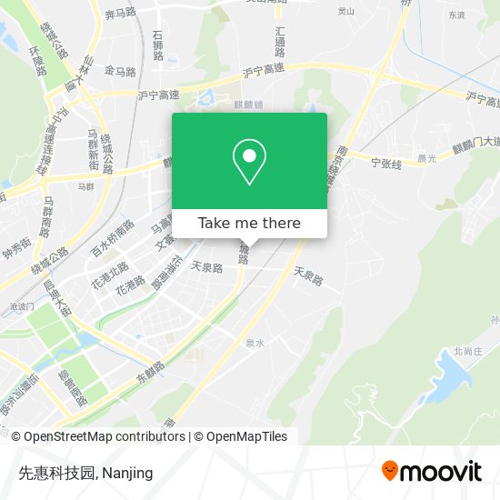 先惠科技园 map